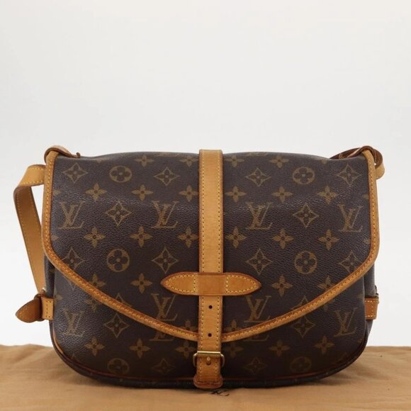 LOUIS VUITTON Monogram Saumur 30 Shoulder Bag M42256 LV Auth am9240 - Picture 15 of 16